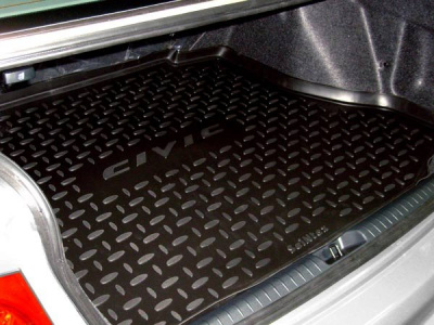 Nissan Tiida (07-) седан полимерный коврик в багажник